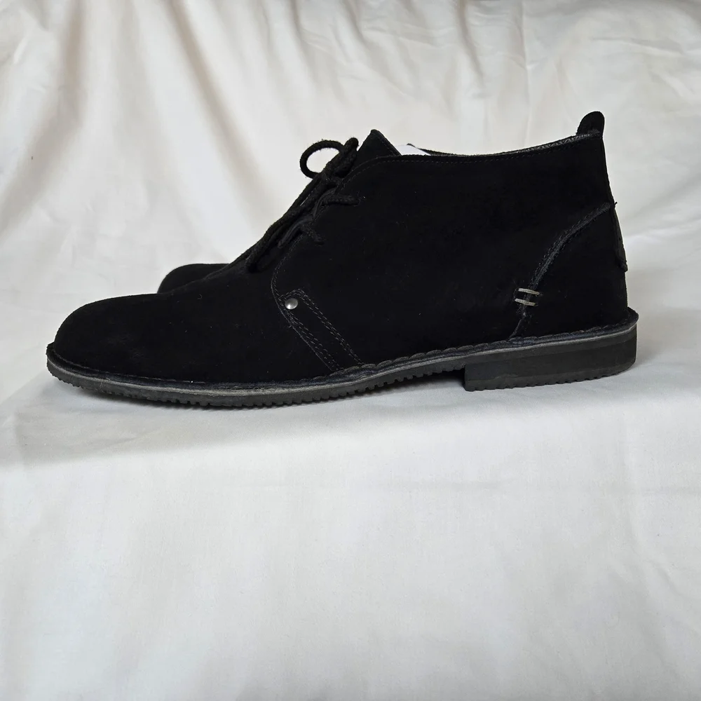 Rocket Dog Men's Y2K Black Esquire Classic Business‎ Casual Chukka Boots 13 Vtg
